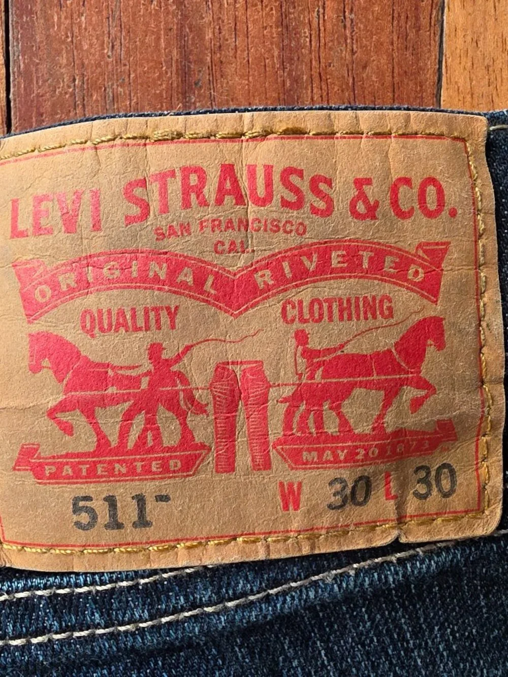 Levi's 511 Straight Jeans Size W30 L30